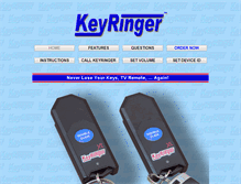 Tablet Screenshot of keyringer.com